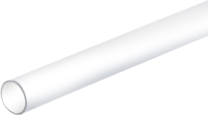 Heatshrink tubing, 2:1, (1.2/0.6 mm), polyolefine, cross-linked, white