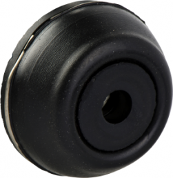Pushbutton, unlit, groping, waistband round, black, mounting Ø 22 mm, XACB9212