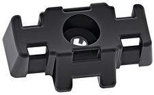 Heavy duty mount, polyamide, black, (L x W x H) 70 x 46 x 18.6 mm