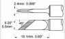 SCV-DRK45A METCAL Soldering tips, desoldering tips and hot air nozzles
