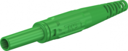 4 mm socket, screw connection, 2.5 mm², CAT II, green, 66.9155-25
