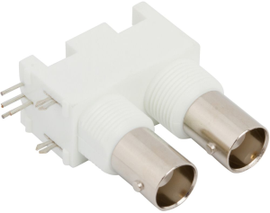 BNC socket 50 Ω, solder connection, angled, 031-6576
