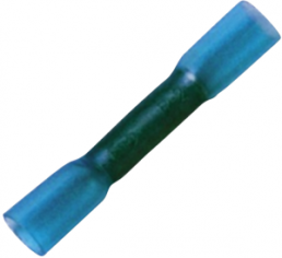 Butt connectorwith insulation, 1.5-2.5 mm², blue, 36 mm