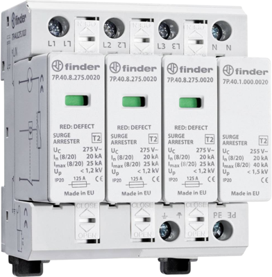 7P.44.8.275.1020 Finder Overvoltage Protection
