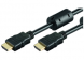 HDMI cable, 2 x 19-pole plug, 1.0 m, High-Speed with Ethernet,