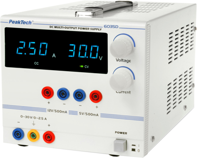 P 6035 D PeakTech Bench Power Supplies and Loads Image 2