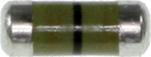 Resistor, metal film, SMD 0204, mini MELF, 1 MΩ, 0.4 W, ±1 %, ZCM204FKE07-1MAA