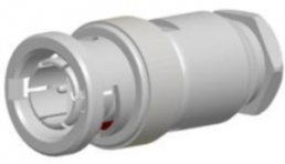 Twinax plug 50 Ω, RG-108, RG-108A, solder connection, straight, 031-2226-1051