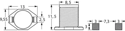 PISN-221M-04 Fastron Fixed Inductors Image 2