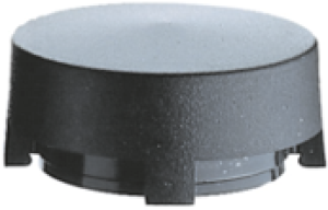 Protective cap, black, (Ø x H) 41 mm x 18 mm, for buzzer 118/119, 975 118 00
