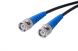 Coaxial Cable, BNC plug (straight) to BNC plug (straight), 50 Ω, RG-58C/U, grommet blue, 1 m
