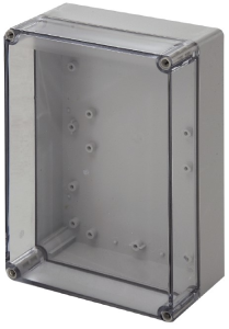 Polycarbonate enclosure, (L x W x H) 150 x 250 x 175 mm, gray/transparent, IP67, 9535500000