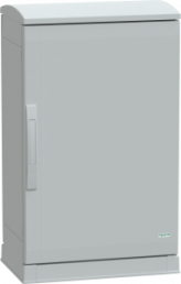 Control cabinet, (H x W x D) 750 x 500 x 320 mm, IP44, polyester, light gray, NSYPLAZT753G