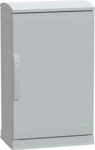 Control cabinet, (H x W x D) 750 x 500 x 320 mm, IP44, polyester, light gray, NSYPLAZT753G
