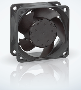 DC axial fan, 12 V, 60 x 60 x 25 mm, 44 m³/h, 35 dB, ball bearing, ebm-papst, 632/2 HPU