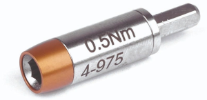 Torque adapter, 0.5 Nm, L 32 mm, 7.5 g, 4-975
