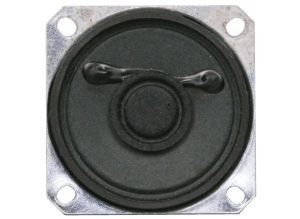 Miniature speaker, 8 Ω, 82 dB, 4.5 kHz, black