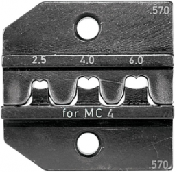 Crimping die for crimping pliers, 2.5-6 mm², AWG 14-10, 624 570 3 0