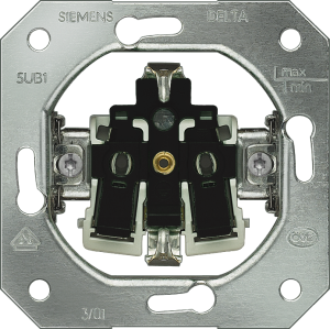 German schuko-style socket, 16 A/250 V, Germany, IP20, 5UB1101-0KK