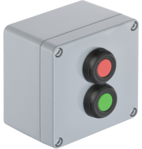 Klippon control station, 2 pushbutton green/red, 2 Form B (N/C) + 2 Form A (N/O), 1537510000