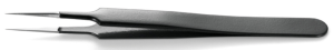 ESD tweezers, uninsulated, antimagnetic, stainless steel, 110 mm, 5.SA.NE.6
