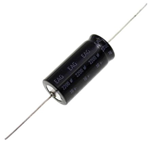 Bipolar electrolytic capacitor, 4.7 µF, 63 V (DC), ±10 %, axial, Ø 8.5 mm