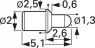 5099-D-2.0N-AU-1.3 C PTR Contact Probes