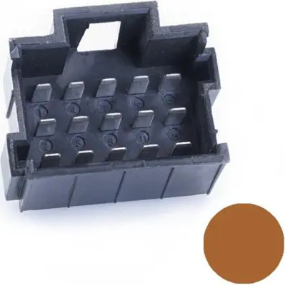 PFT-JPT-15POL-3X5-BROWN ESKA Erich Schweizer DIN PCB Connectors