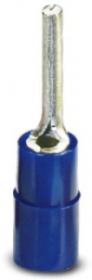 Insulated pin cable lug, 1.5-2.5 mm², AWG 16 to 14, 2 mm, blue
