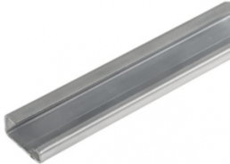 DIN rail, perforated, 33 x 15 mm, W 2000 mm, steel, galvanized, 0514400000