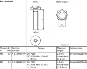 B44020J0600B000 TDK (EPCOS) Accessories (Electrolytic Capacitors)