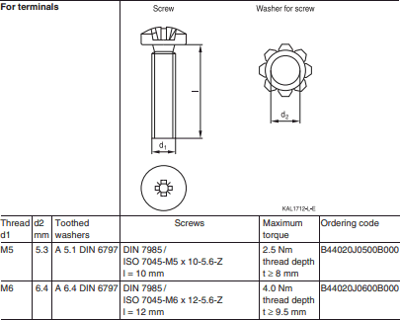 B44020J0600B000 TDK (EPCOS) Accessories (Electrolytic Capacitors)