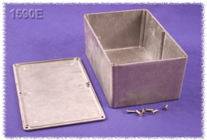 Aluminum die cast enclosure, (L x W x H) 188 x 120 x 82 mm, natural, IP54, 1590E