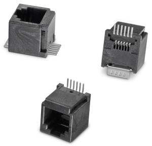 Socket, RJ11/RJ12/RJ14/RJ25, 6 pole, 6P6C, solder connection, SMD, 634106149621