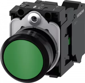 3SU1100-0AB40-3BA0 Siemens Pushbutton Switches