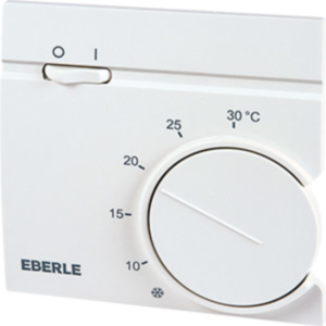 Room temperature controller, 230 VAC, 5 to 30 °C, white, 121112151100