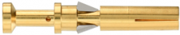 Receptacle, 0.75-1 mm², AWG 18-17, crimp connection, gold-plated, 09580006405
