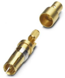 Receptacle, 0.2 mm², AWG 24, solder connection, gold-plated, 1655616
