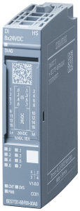 Input module for SIMATIC ET 200SP, Inputs: 8, (W x H x D) 15 x 73 x 58 mm, 6ES7131-6BF00-0DA0