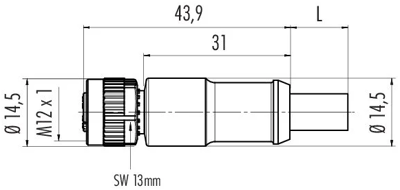 77 2530 0000 50705 1000 binder Sensor-Actuator Cables Image 2