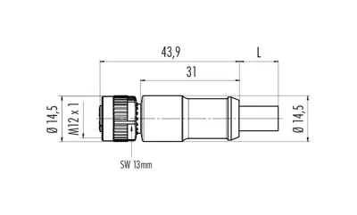 77 2530 0000 50705 0200 binder Sensor-Actuator Cables Image 2