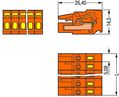 231-304/102-000 WAGO PCB Connection Systems Image 2