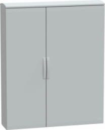 Control cabinet, (H x W x D) 1500 x 1250 x 320 mm, IP44, polyester, light gray, NSYPLAT15123G