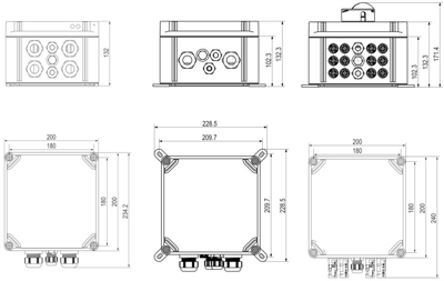 2890470000 Weidmüller Flush-mounted Boxes, Junction Boxes Image 4
