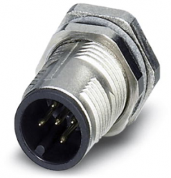 Plug, M12, 5 pole, solder pins, SPEEDCON locking, straight, 1551833