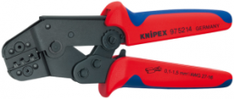 Crimping pliers for non-insulated connector, 0.1-1.5 mm², AWG 27-16, Knipex, 97 52 14