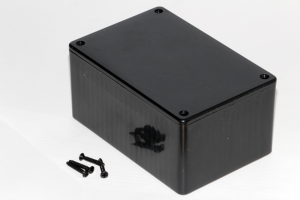 ABS enclosure, (L x W x H) 120 x 80 x 59 mm, black (RAL 9005), IP54, 1591TSBK