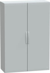 Control cabinet, (H x W x D) 1500 x 1000 x 420 mm, IP65, polyester, light gray, NSYPLA15104G