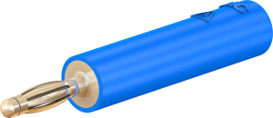 Laboratory adapter, blue, 30 V, 60 V
