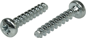 Pan head screw, PZ-Cross, Ø 3.5 mm, 10 mm, steel, galvanized